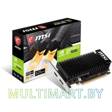Видеокарта MSI GeForce GT 1030 LP OC 2GB DDR4 картинка 5